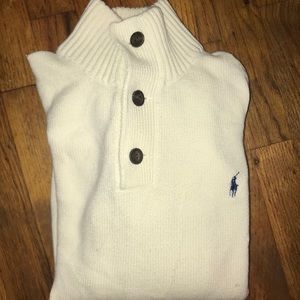 Polo button up sweater